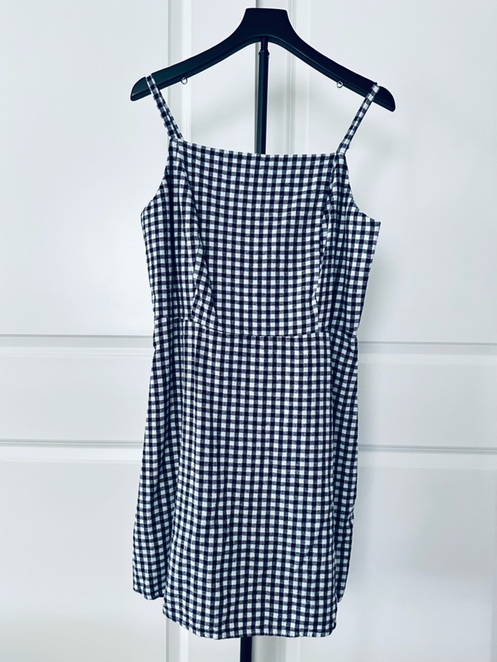 Women’s Old Navy Spaghetti Strap Gingham Knee-Length Dress Size XL
